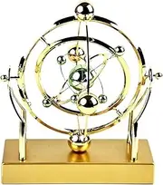 Celestial Orbit Perpetual Motion Pendulum, Perpetual Motion Machine Kinetic Art Sculpture Spinning Orbital Pendulum Creative Home Rotary Decoration for Office Home