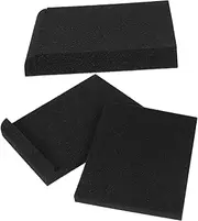 LRXIYODE 2Pcs Small Speaker Isolation Pads High Density Cushions for Enhanced Sound Stability for Home Theater and Music Setup Speaker Vibration Dampening