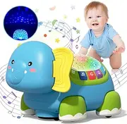 KaeKid Baby Toys 6 to 12 Months, Musical Elephant Crawling Baby Toys for 12-18 Months, Early Learning Educational Toy with Light & Sound, Birthday Toy for Infant Toddler Boy Girl 1-2 Year Old