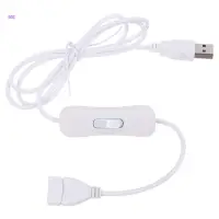 在飛比找蝦皮購物優惠-Dou USB 2 0 公對母 USB 電纜,帶開關電纜延長