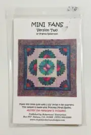 MINI FANS Pattern Version Two by Virginia Roberson