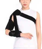 DKULMN Shoulder Brace for Men Women, Shoulder Belt Support Arm Sling, Shoulder Belt Support Arm Sling, Shoulder Brace and Arm Sling Dislocation Recovery Rehabilitation