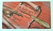 Contract From Below Play Mat MTG Playmat SIGNED Douglas Shuler OFFICIAL Magic
