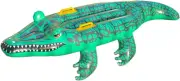 Inflatable Alligator Pool Float | Long Floating Animal Pool Bed | Floating Po...