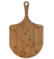 MasterPro Bamboo Pizza Peel Wooden Spatula Paddle Lifter Natural 58x35x1.2cm