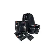Berg Plastic/Foam Protection Set Knee/Elbow/Wrist Medium - Black