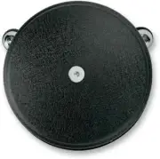 AN Big Sucker Stage1 Std Air Filter Kit w Cover Smooth Blk Super Glide CVO 99-00