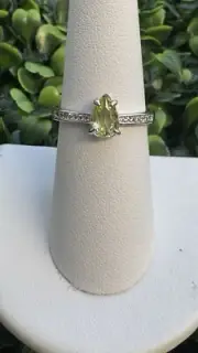 Bomb Party RBP2194 Lime Peridot SZ 7 Ring