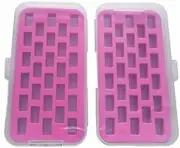 Set of 2 Bobbin Box Organizers bobbins Holder Contain 28 bobbins Storage Case