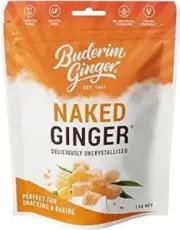 UNCRYSTALLISED GINGER 1KG BY BUDERIM - FREE POST
