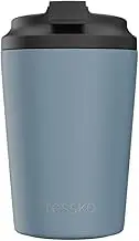 made by Fressko Reusable Coffee Cup - Stainless Steel Insulated Mug - Leak Proof Travel Cup for Hot/Cold Drinks - 3 Hr Heat Retention - Fits Car Holders & Coffee Machines - River - 8oz 227ml