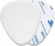 Metatarsal Felt Foot Pads (18 Pieces) Metatarsal Pads for Pain Relief Forefoot, Ball of Foot Cushions for Women & Men Plantar Fasciitis Neuroma (White, Elliptical)