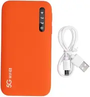 5G WiFi6 LTE Mobile Hotspot, 5G Router with Sim Card Slot, International Coverage Modem, Portable Internet Devices for Travel, 16 Devices, 6100mAh Battery