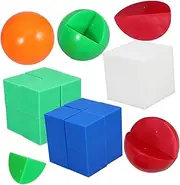 HOUDERCO 1 Set Magnetic Geometric Solids Model for Teaching Geometry Engaging Detachable Math Manipulatives for Childrens Learning and Exploration of Shapes and Properties