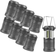 Lichamp 8 Pack LED Lantern Camping Light, Battery Operated Lanterns COB Super Br