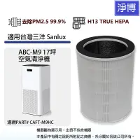 在飛比找蝦皮商城優惠-適用台灣三洋 Sanlux ABC-M9 ABCM9(17坪