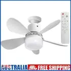 # 30W Ceiling Fan Light 3 Speeds LED Bulb Ceiling Fan (White Large Remote)
