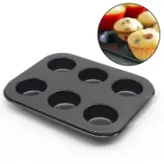 Professional Quality 6 Cup Baking Mould Molds Tray for Cupcakes and Muffins