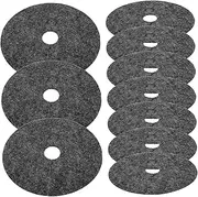 NULYLU 20pcs Non-Woven Flower Pot Barrier Mat Garden Decor Control Rust-Proof Water-Permeable Garden Bed Edging Plant Pots Mulch Ring