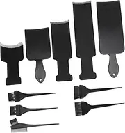 Healeved 10Pcs Hair Coloring Comb and Brush Set Durable Highlighting Board Kit for Easy and Neat Hair Dyeing for Long Hair Professional Tinting Tool