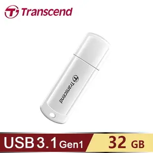 【Transcend 創見】JetFlash 730 32G 隨身碟 白