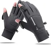 [Generic] Daseeme Winter Velvet Windproof and Waterproof Motorcycle/Bicycle Touch Screen Warm Gloves