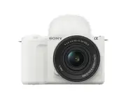 Sony ZV-E10 II - White Mirrorless Camera with 16-50mm Lens