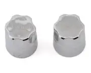 RC4WD Rally 1/10 Scale Locking Wheel Hubs (Chrome) (2) [RC4ZS0298]