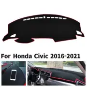 Fit For Honda Civic 2016-2021 CAR Dashboard Dash Mat Non-Slip Sun Cover Pad (for: Honda Civic)