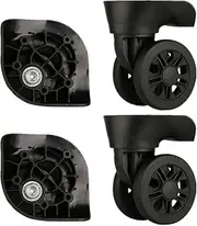 (DL-W170#) Mute Connected Spinner Wheels for Replacement Luggage Wheels Wear Silent Draw bar Box DIY (4 pcs/Set)