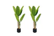 SOGA 2X 160cm Banna Plant Bird of Paradise Tree Artificial Plant Home Accent Decor