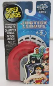 New In Package DC Comics Justice League Super Sounds 3D Viewmaster 3 Reels
