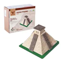 在飛比找PChome24h購物優惠-WISE ELK｜天然陶瓷磚建築套裝 -瑪雅金字塔 750片
