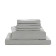 Valeria 1000TC Ultra Soft Bed Sheet Set - Light Grey
