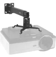 VIVO Universal Adjustable Wall Ceiling Projector Bracket Extendable Black