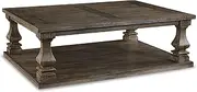 [Signature Design by Ashley] Johnelle Rectangular Cocktail Table, 54" W x 40" D x 18" H, Gray