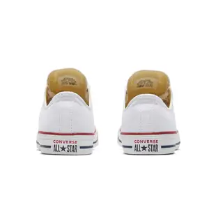 Converse 男女Chuck Taylor All Star 白色 低筒帆布鞋 - M7652C