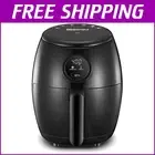 Compact 2.1Qt Programmable Air Fryer - Healthier Cooking with 1000W Power
