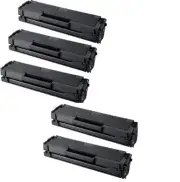 5-Pk/Pack MLT-D111S Toner Cartridge for Samsung Xpress M2070F M2020W M2071W