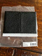 Oroton Avalon Credit Card Sleeve Black Leather Brand New