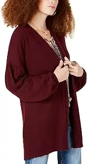 [American Rag] Juniors' Open-Front Blouson-Sleeve Cardigan
