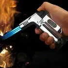 Pipe Gas Lighter Windproof Refillable Torch Butane Jet 3Nozzle Flame Cigar 1300c