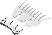 ANKROYU Goat Clipper Scissor Blade, High Carbon Steel Sheep Shears Blade, 9 Tooth Electric Wool Cutter Blade, Sheep Shear Replacement Blade