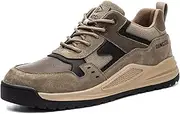 [JiuQing] Steel Toe Shoes Fashion Safety Shoes Lightweight Comfortable Industrial Work Sneaker