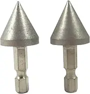Taytools 468433 Hollow Chisel Mortise 2 Piece Set Of Diamond Sharpening Hones 200 And 600 Grit For Chisels Up To 1 2" Gray