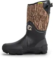 [Gator Waders] Men's Omega Flow Hunting Durable Lightweight 14" Height Boots with Calf Adjustable Gusset & Air Mesh Lining, Mossy Oak Bottomland, 13
