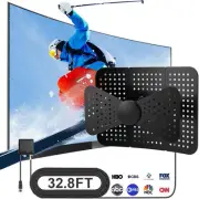 ATSC3.0 Outdoor/Indoor TV Antenna for Smart with Strong Signal, 1000 Black