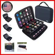 Large Capacity USB Flash Drive & Memory Card Organizer Case - 26 Universal Slots