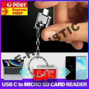 USB C to Micro SD Card Reader Adapter Type C for Macbook Samsung iPhone 15 Pro