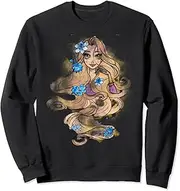 [Disney] Tangled Rapunzel Watercolors Portrait Graphic Fleece